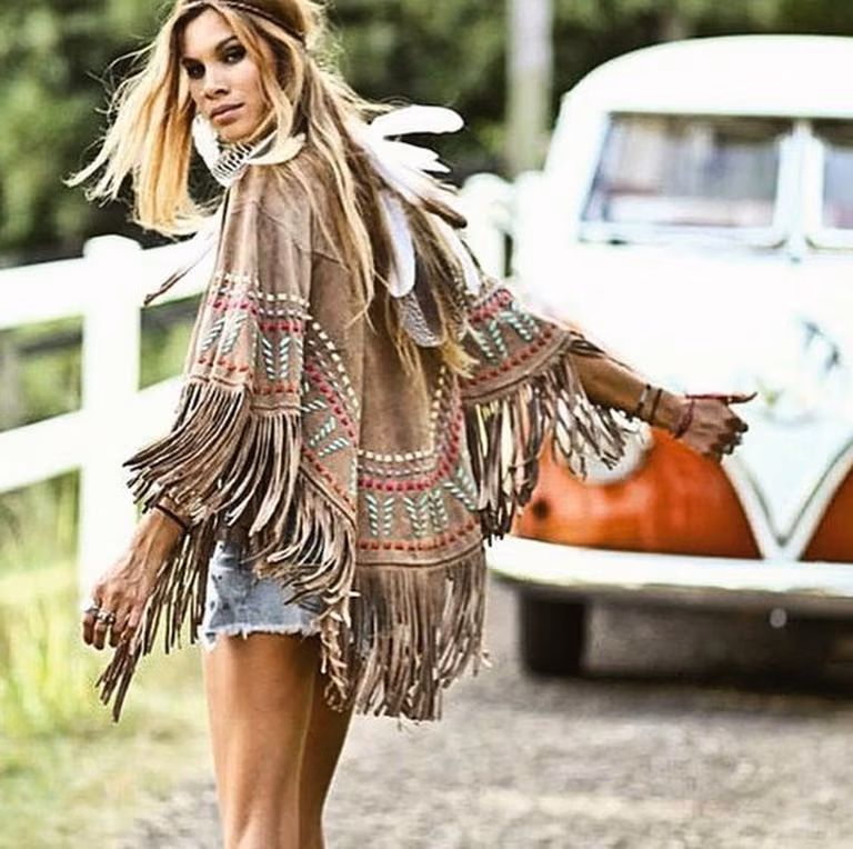 Pełna stylizacja boho