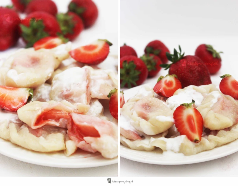 Pierogi z truskawkami