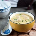zupa bananowa z klopsikami