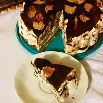 Tort naleśnikowy tiramisu bez cukru