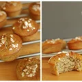 muffinki bananowe z płatkami owsianymi i migdałami bez mąki!