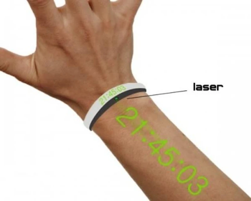 Zegarek laserowy