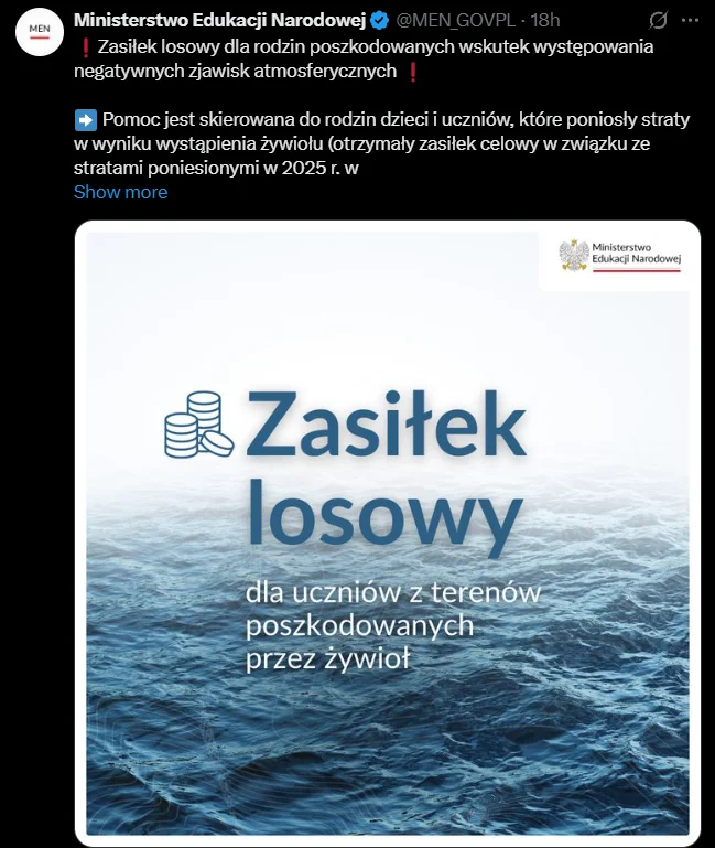 Zdjęcie Nawet 2770 zł na ucznia! Ministerstwo Edukacji ogłosiło rządowy program i przypomina o 3 formach pomocy #1