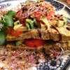 Omlet z chia i pieczarkami