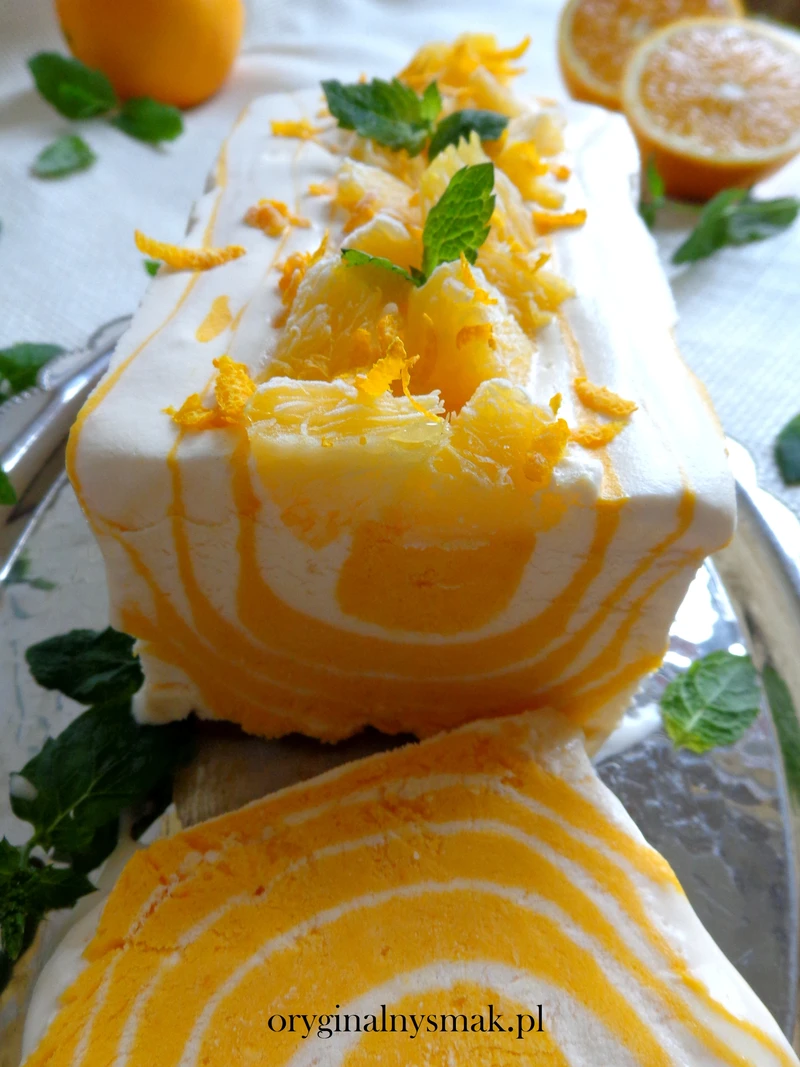 Semifreddo dyniowo – pomarańczowe
