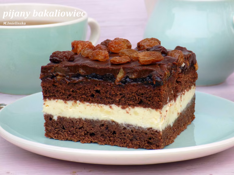 pijany bakaliowiec- ciasto imprezowe