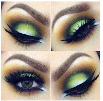 Zieleń i mocna kreska