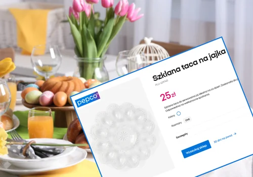 Ta szklana tacka na jajka z Pepco za 25 zł podbije Wielkanocny stół! Klimat jak u Babci,  ale w nowoczesnym wydaniu