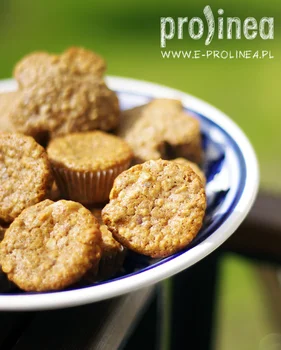 Owsiane muffiny z jabłkiem.