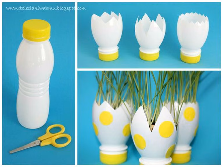 DIY- wielkanocne doniczki