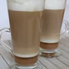 Latte macchiato z czekoladą i miodem