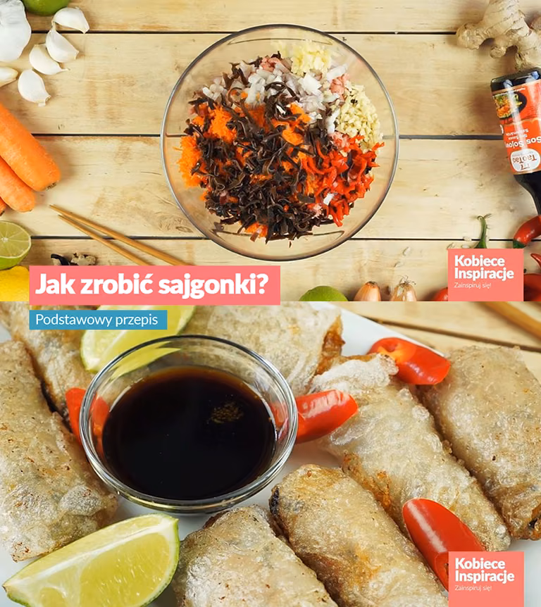 Jak zrobić sajgonki - podstawowy przepis