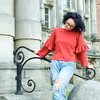 Stylizacja sweter uszyty z Burda