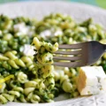 makaron ze szpinakiem i serem gorgonzola