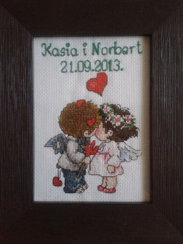 Haft na ślub
