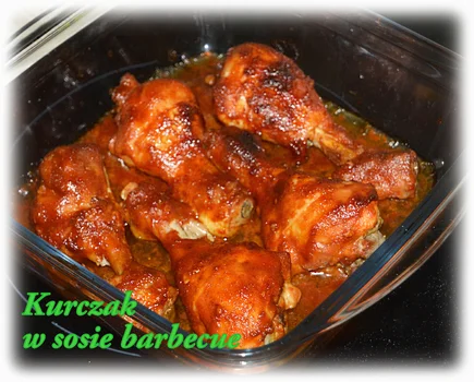 Kurczak pieczony w sosie barbecue