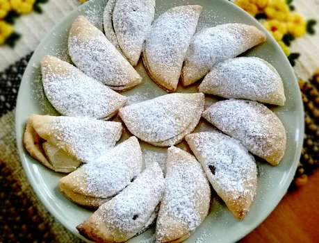 Ciastka serowe z papierówkami