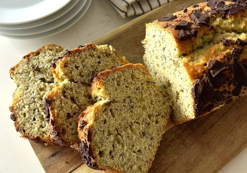 Chlebek bananowy z czekoladą