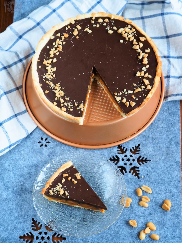 Keto tarta Snickers (Paleo, LowCarb)