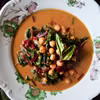 Curry z botwinki z ciecierzycą