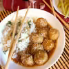 Klopsiki w sosie teriyaki
