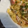 MAKARON Z KREWETKAMI I PALUSZKAMI SURIMI