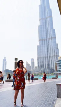 Uszyta sukienka w Dubaju