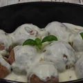 Kotleciki mielone w sosie carbonara