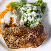 Stek z sosem gorgonzola