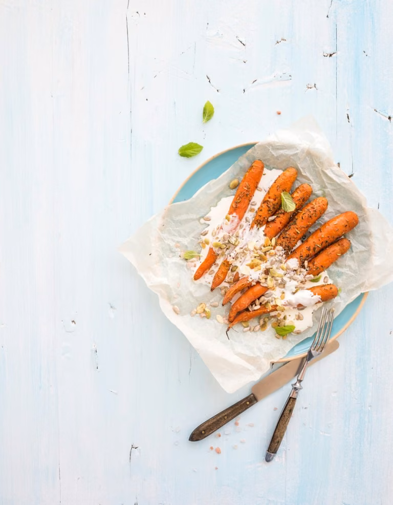 PIECZONE MARCHEWKI Z TAHINI