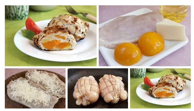 Rolada z Mozzarellą i Brzoskwiniami
