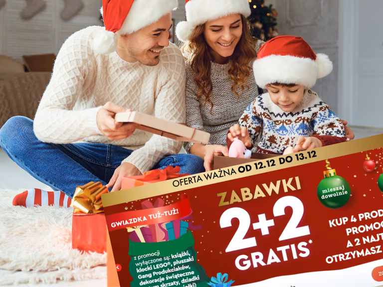 W Biedronce od rana kolejki! Wyjątkowa promocja 2+2 dla rodziców, którzy jeszcze nie kupili prezentów!