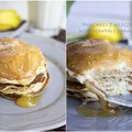 Pancakes z mleczkiem kokosowym i bananami
