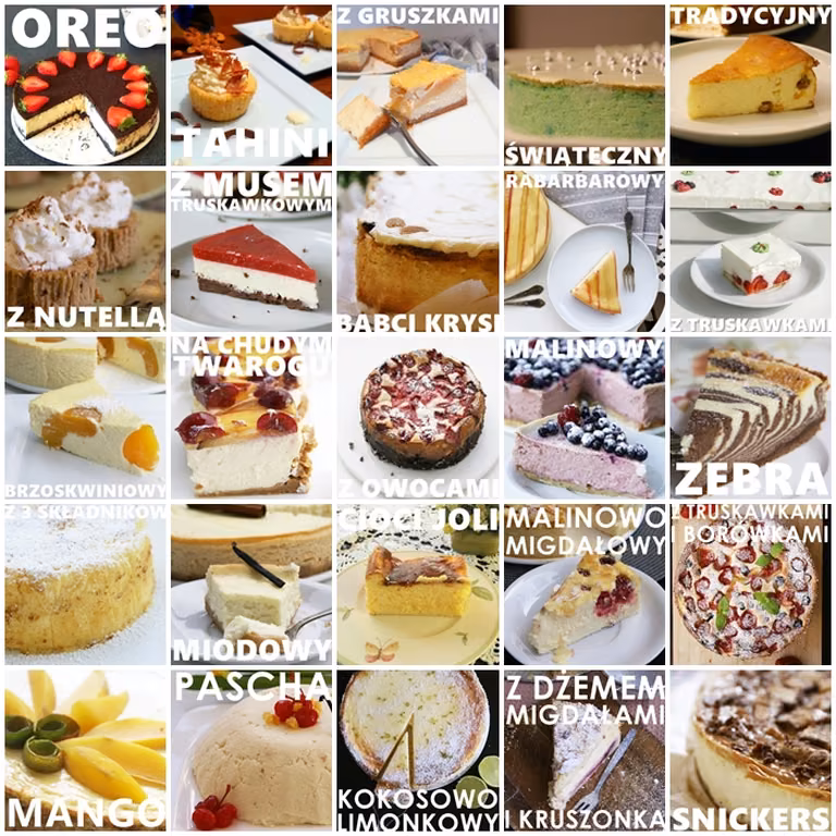 30 PRZEPISÓW NA SERNIKI