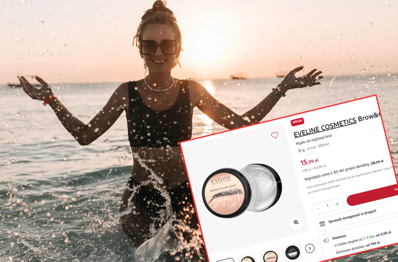 To mydełko z Rossmanna za 17 zł da efekt jak po laminacji! Idealne brwi przez cały dzień - nawet na plaży i basenie