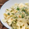 Pappardelle z cukinią i gorgonzolą