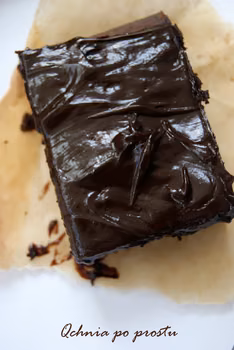 Brownie z fasoli i bananów