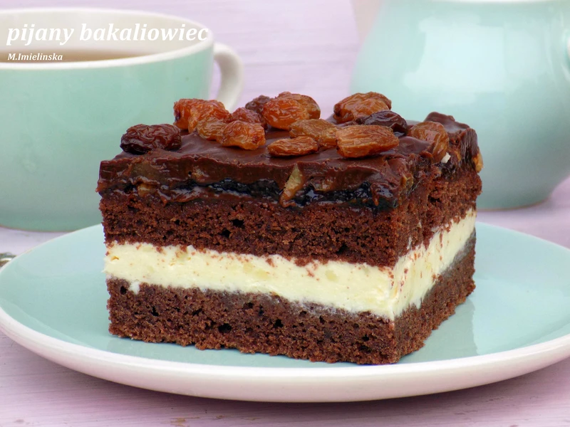 pijany bakaliowiec- ciasto imprezowe