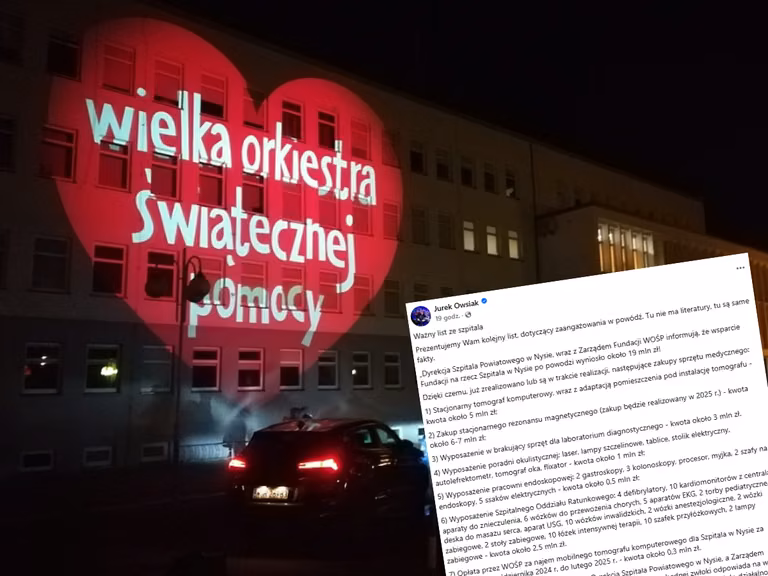 Owsiak odpiera zarzuty tuż przed finałem WOŚP! Jest stanowczy głos szpitala w Nysie