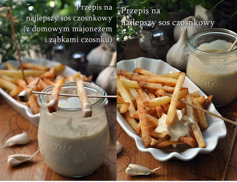 Przepis na najlepszy sos czosnkowy.