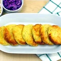 Pieczone placki ziemniaczano-twarogowe