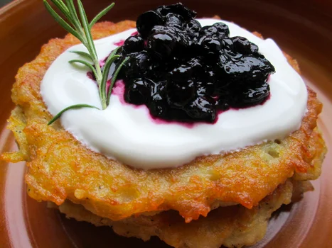Bliny ziemniaczane na drożdżach