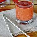 Smoothie brzoskwiniowo - truskawkowe