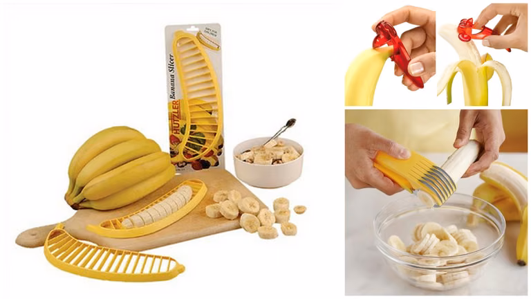 Kuchenny gadżet do krojenia banana