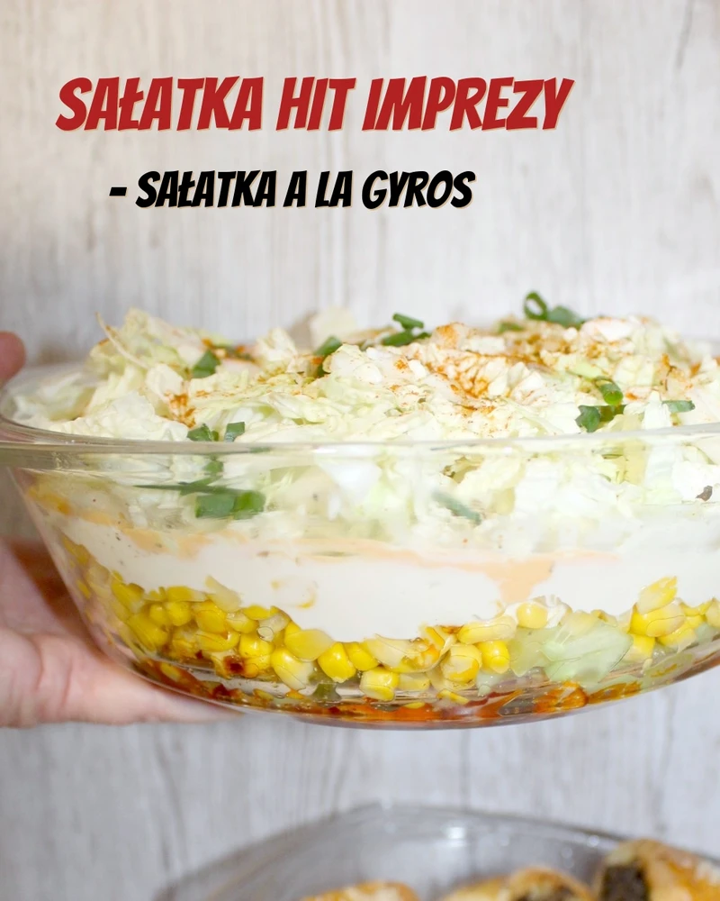 Sałatka HIT imprezy – sałatka a la gyros