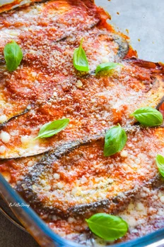 Parmigiana di melanzane – zapiekanka z bakłażanów FIT