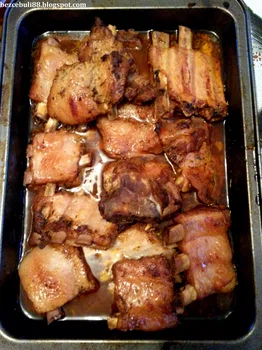 Pieczone żeberka w coli i miodzie