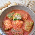 Gołąbki z tuńczykiem, ryżem i suszonymi pomidorami