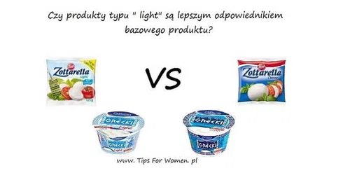 Produkty spożywcze light