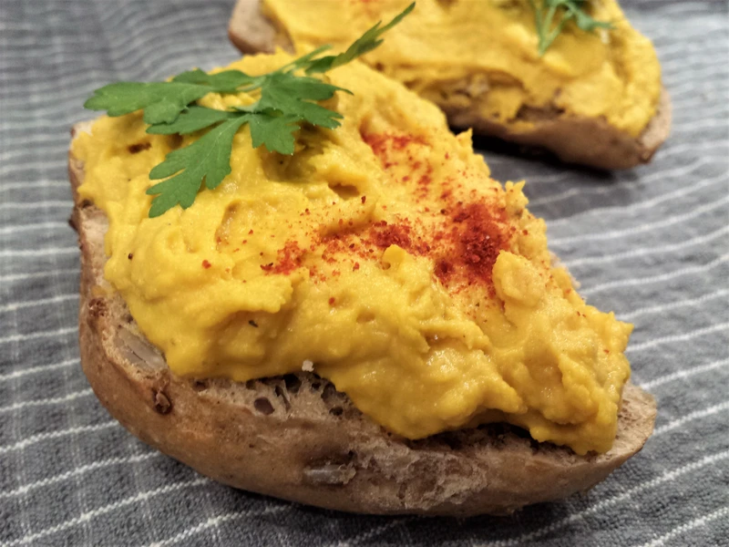 Najlepszy Hummus z Pieczoną Dynią